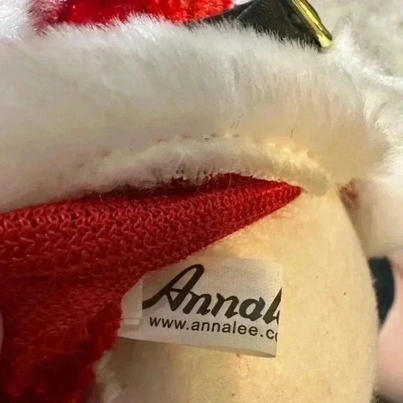 ANNALEE MOUSE DRESS AS SANTA w/Green Sack 2012 - Picture 6 of 7